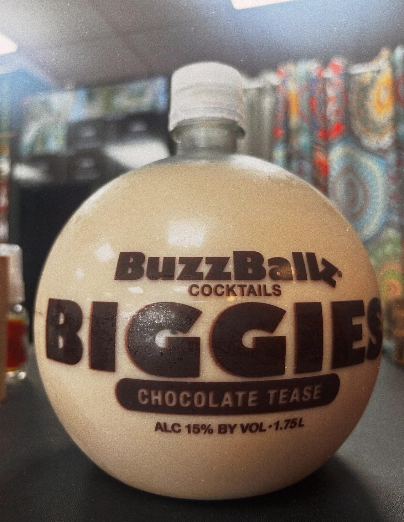 Bottle selection on display