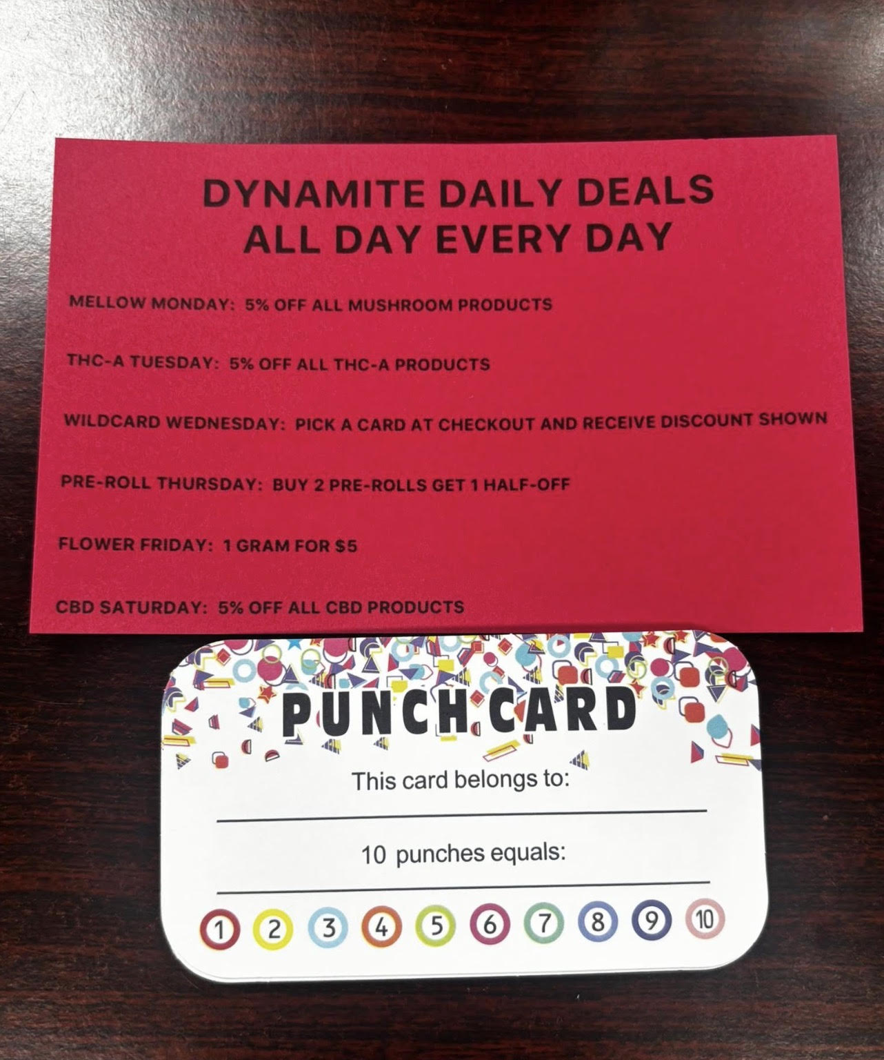 Promotional neon display